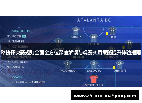 欧协杯决赛规则全面全方位深度解读与观赛实用策略提升体验指南